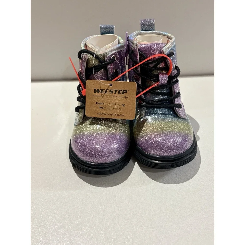 Weestep Size 5 Toddler Multicolor‎ Glittery Boots